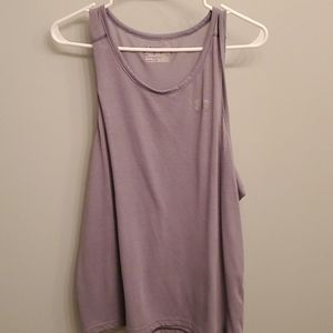 Gray under armour muscle shirt no sleeve